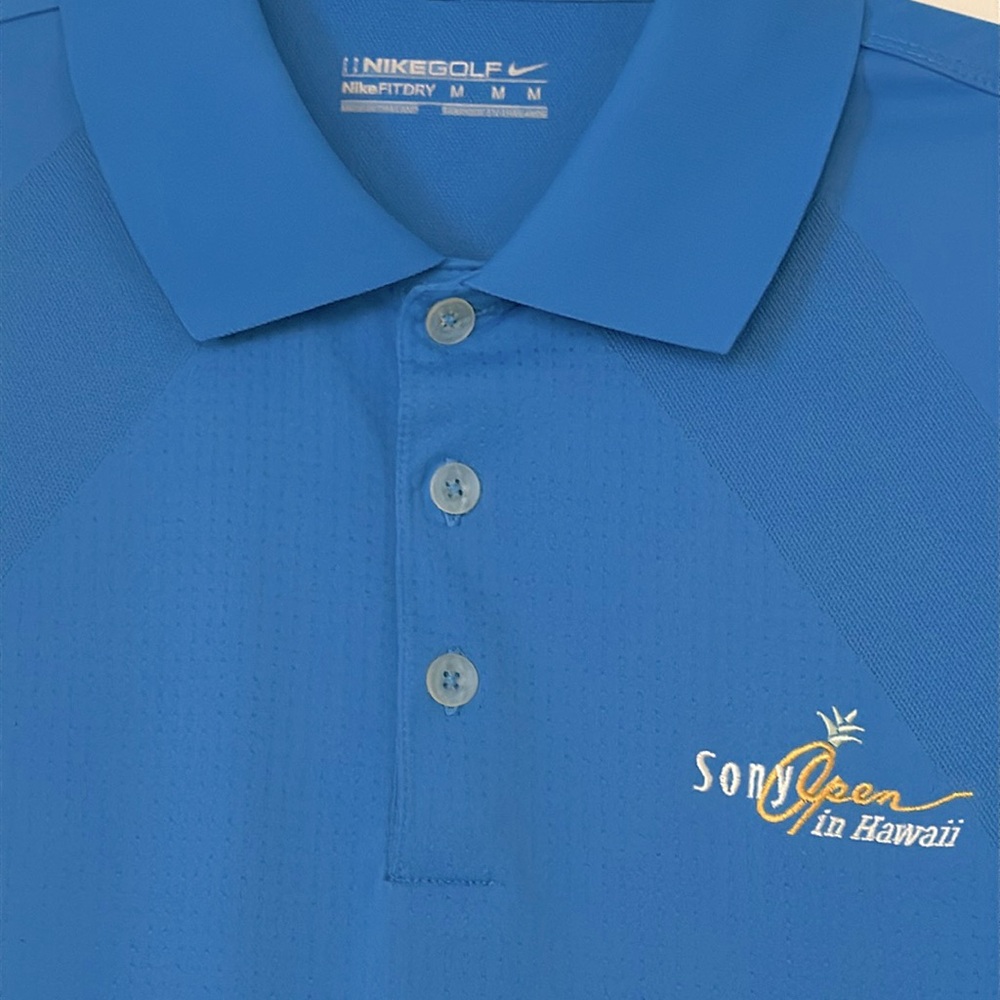Men’s Nike Golf Sony Open in Hawaii Fit Dry Polo - Picture 2 of 9